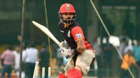 IPL 2020: Virat Kohli hits the nets after five months IPL 2020: Virat Kohli hits the nets after five months