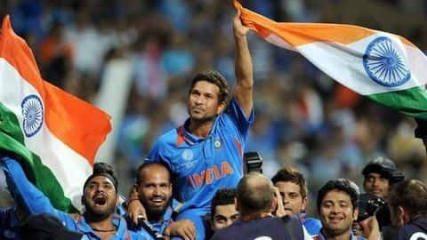 Taking victory lap was my greatest moment: Sachin Tendulkar Taking victory lap was my greatest moment: Sachin Tendulkar