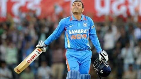 Virender Sehwag turns 42: A look at his monumental records Virender Sehwag turns 42: A look at his monumental records
