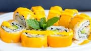 How to make delicious mango sushi at home