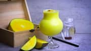 Give your mango smoothie a fresh twist with basil