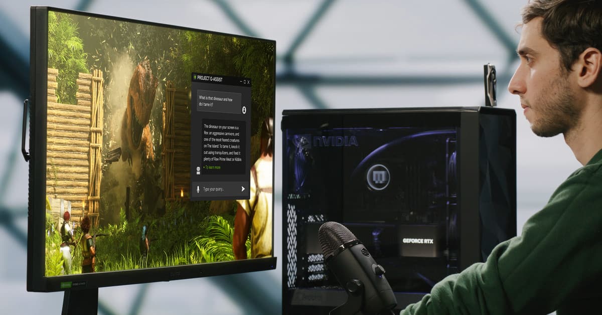 NVIDIA announces G-Assist AI assistant for gamers and PC optimization