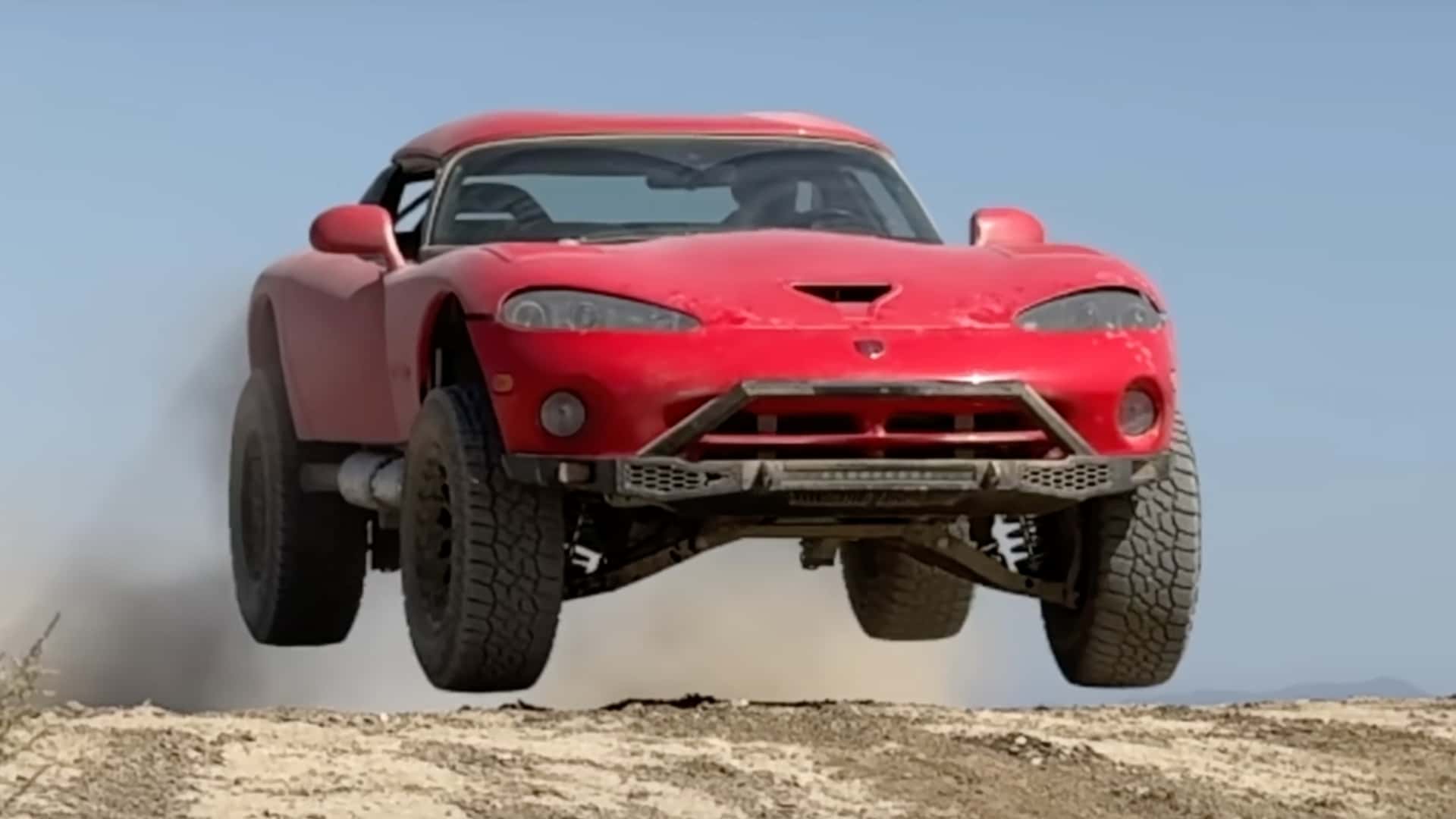 First-generation Dodge Viper undergoes transformation into aggressive off-road vehicle