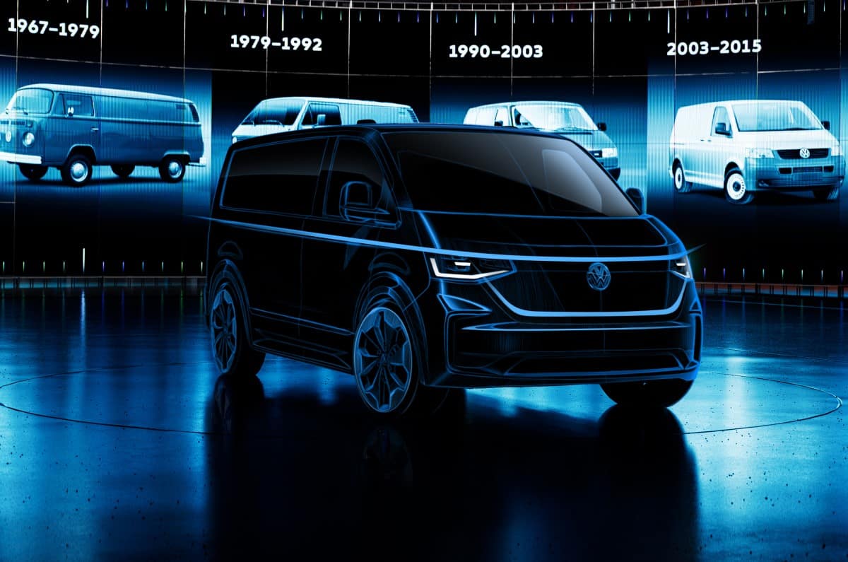 Volkswagen teases next-generation Transporter MPV ahead of debut in September