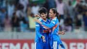 India's Shree Charani and Prema Rawat floor Pakistan Women: Stats