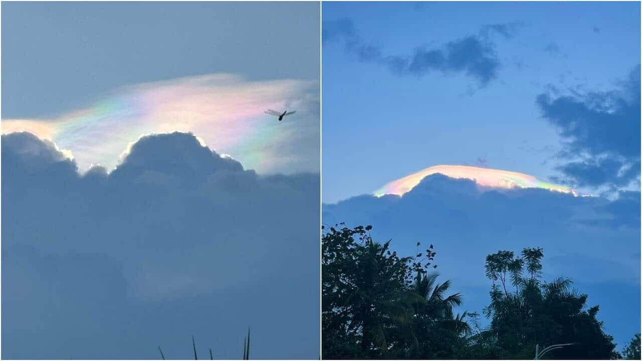 Passing comet turns Bengaluru skies pink, green, and yellow