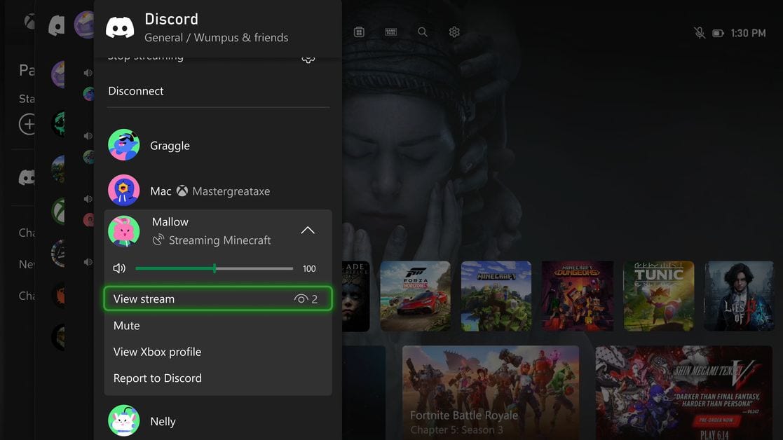 Now watch your friends' Discord streams directly from your Xbox