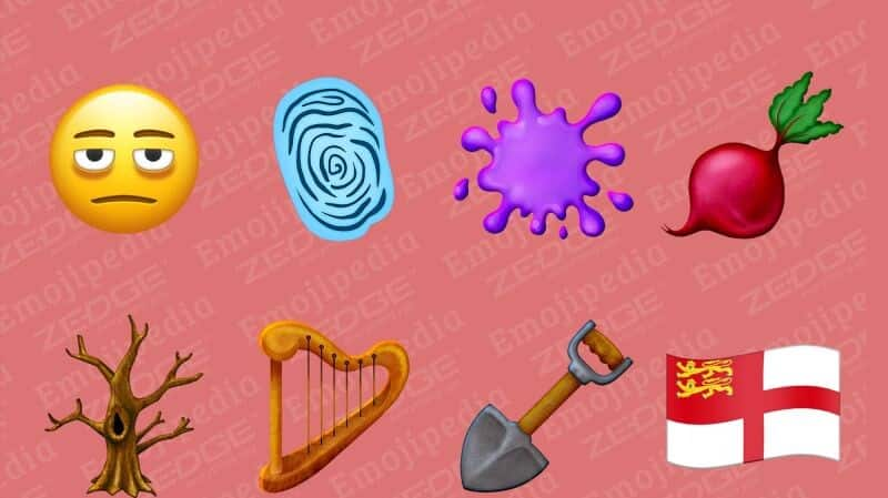 You can use emojis like shovel, fingerprint from next year