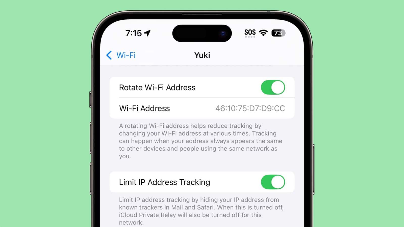 Apple introduces 'Rotate Wi-Fi Address' in iOS 18, macOS Sequoia