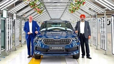 SKODA starts production of its facelifted KODIAQ SUV in India SKODA starts production of its facelifted KODIAQ SUV in India