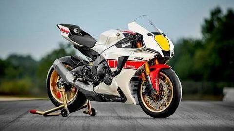 Yamaha YZF-R1 World GP 60th Anniversary Edition unveiled: Details here Yamaha YZF-R1 World GP 60th Anniversary Edition unveiled: Details here