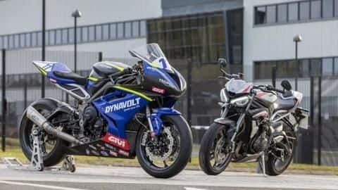 Dynavolt Triumph Street Triple 765 RS racing bike revealed Dynavolt Triumph Street Triple 765 RS racing bike revealed