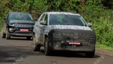Ahead of launch, 2021 Jeep Compass (facelift) spotted testing Ahead of launch, 2021 Jeep Compass (facelift) spotted testing