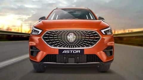 MG Astor SUV to be launched in India in October MG Astor SUV to be launched in India in October
