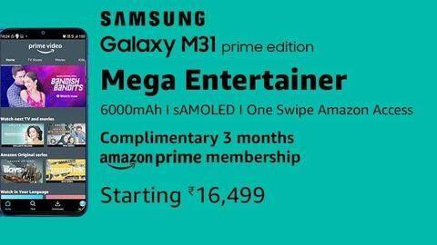 Samsung Galaxy M31 Prime Edition price revealed: Details here Samsung Galaxy M31 Prime Edition price revealed: Details here