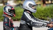 You should soon get 2 helmets with every new 2-wheeler