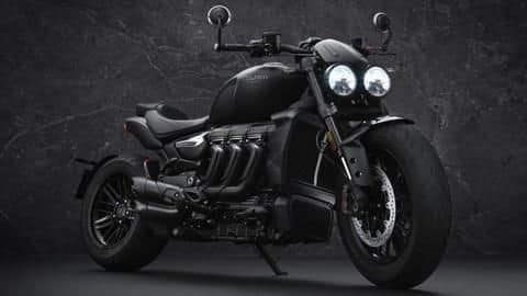 Triumph Rocket 3 R Black, 3 GT Triple Black unveiled Triumph Rocket 3 R Black, 3 GT Triple Black unveiled