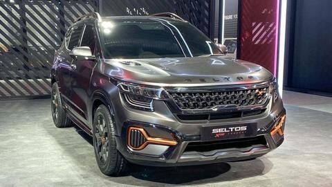 Kia Seltos X-Line teased in India; might be launched soon Kia Seltos X-Line teased in India; might be launched soon