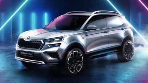 Prior to launch, SKODA KUSHAQ SUV previewed in official sketches Prior to launch, SKODA KUSHAQ SUV previewed in official sketches