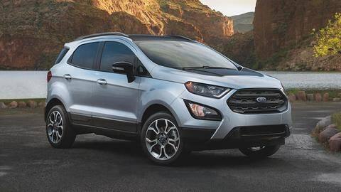 Ford EcoSport (facelift) SUV found testing; design details revealed Ford EcoSport (facelift) SUV found testing; design details revealed