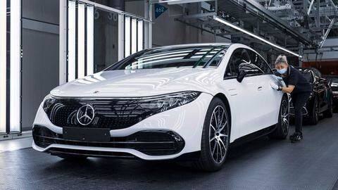 Production of Mercedes-Benz EQS starts at the brand's Sindelfingen factory Production of Mercedes-Benz EQS starts at the brand's Sindelfingen factory