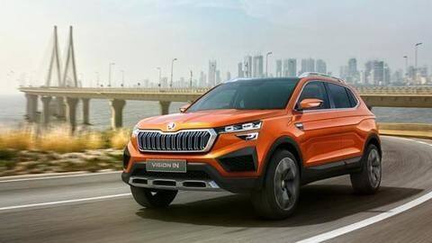 Skoda Vision IN-based compact SUV to be launched next year Skoda Vision IN-based compact SUV to be launched next year