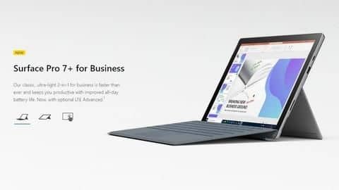 Microsoft Surface Pro 7+, with Intel Tiger Lake processors, launched Microsoft Surface Pro 7+, with Intel Tiger Lake processors, launched