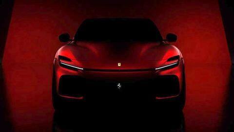 Ferrari Purosangue, the company's first-ever SUV, previewed: Check design highlights Ferrari Purosangue, the company's first-ever SUV, previewed: Check design highlights