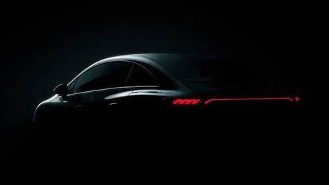 Mercedes-Benz EQE electric sedan previewed in teaser images Mercedes-Benz EQE electric sedan previewed in teaser images
