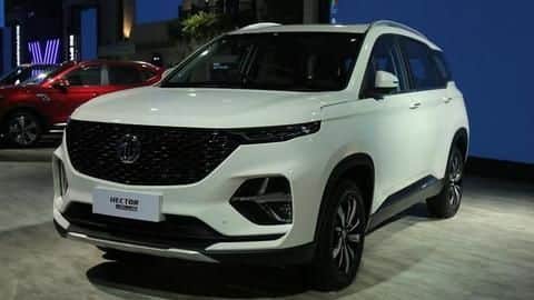Ahead of India launch, MG Hector Plus SUV spotted testing Ahead of India launch, MG Hector Plus SUV spotted testing
