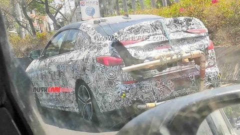 BMW 2 Series Gran Coupe sedan spotted testing in Pune BMW 2 Series Gran Coupe sedan spotted testing in Pune