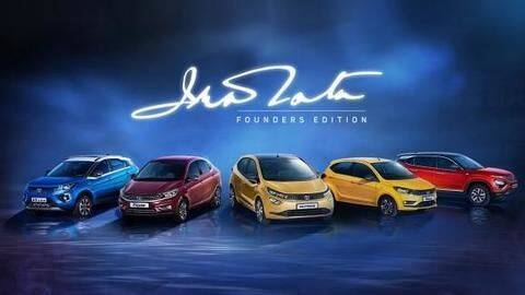Tata Motors launches Founders Edition models to celebrate 75th anniversary Tata Motors launches Founders Edition models to celebrate 75th anniversary