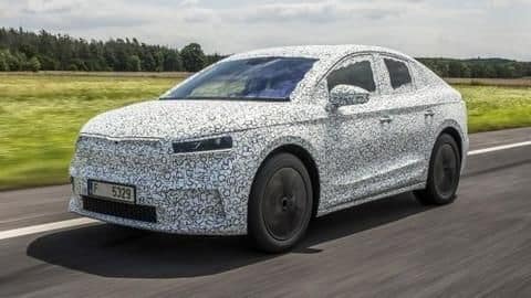 Skoda Enyaq iV coupe to break cover in 2022 Skoda Enyaq iV coupe to break cover in 2022