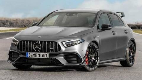 Mercedes-AMG A 45 (facelift) spied on test; design details revealed Mercedes-AMG A 45 (facelift) spied on test; design details revealed