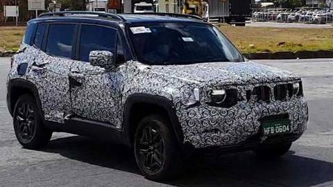 Facelifted Jeep Renegade SUV previewed in spy images: Details here Facelifted Jeep Renegade SUV previewed in spy images: Details here
