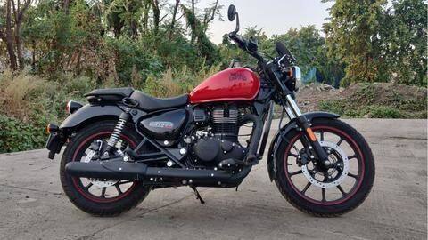Royal Enfield Meteor 350 spied in blue shade; launch soon Royal Enfield Meteor 350 spied in blue shade; launch soon