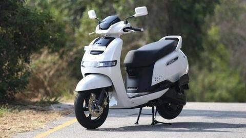 TVS iQube e-scooter launched in Kochi at Rs. 1.24 lakh TVS iQube e-scooter launched in Kochi at Rs. 1.24 lakh