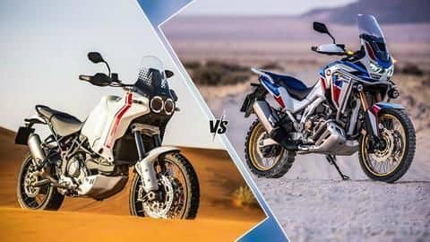 Ducati DesertX v/s Honda CRF1100L Africa Twin: Which is better? Ducati DesertX v/s Honda CRF1100L Africa Twin: Which is better?