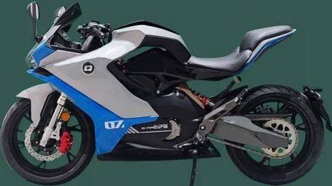 Prior to launch, QJ7000D electric bike previewed in patent images Prior to launch, QJ7000D electric bike previewed in patent images