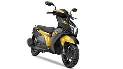 TVS NTorq 125 Race Edition gets a new color variant TVS NTorq 125 Race Edition gets a new color variant