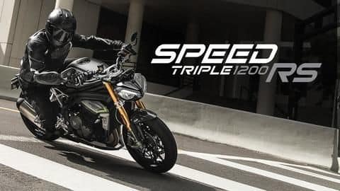 Triumph Speed Triple 1200 RS arrives in China Triumph Speed Triple 1200 RS arrives in China