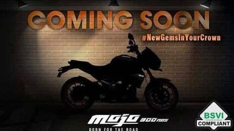 Mahindra Mojo 300 teased in India, to be launched soon Mahindra Mojo 300 teased in India, to be launched soon