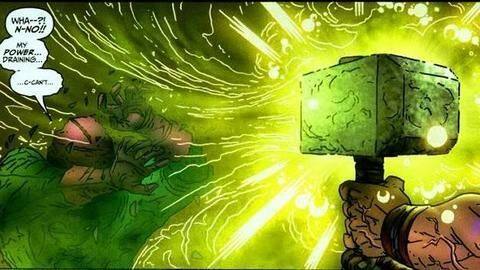 Mjolnir is capable of countering magic