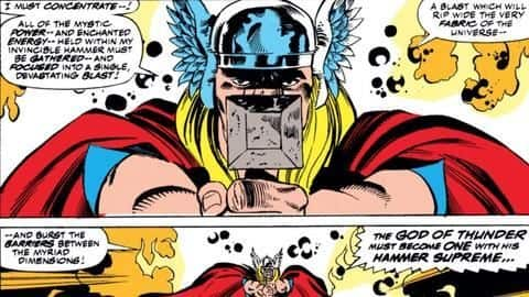 It can channel Thor's godly powers for the 'God Blast'