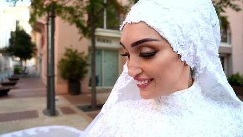 Lebanon: Bride, whose wedding video captured Beirut's explosion, recalls horror Lebanon: Bride, whose wedding video captured Beirut's explosion, recalls horror