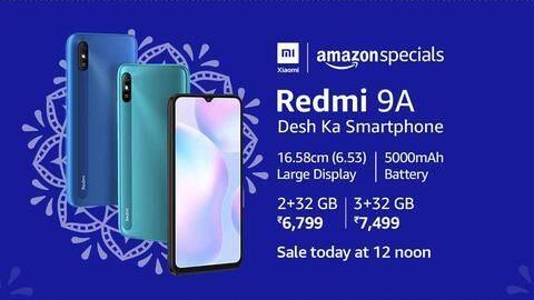 Redmi 9A to go on sale today at 12 pm Redmi 9A to go on sale today at 12 pm