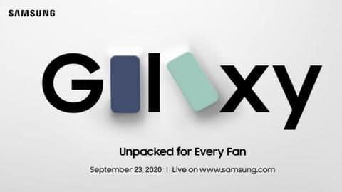 Samsung Galaxy S20 FE to be launched on September 23 Samsung Galaxy S20 FE to be launched on September 23