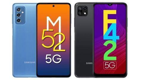 Samsung's 5G-ready Galaxy F42 and M52 now available in India Samsung's 5G-ready Galaxy F42 and M52 now available in India