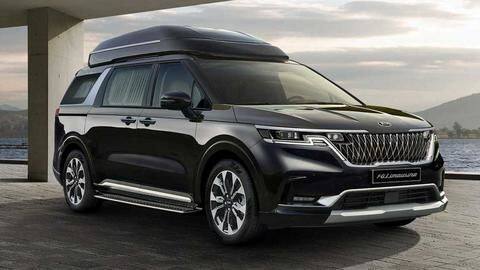 Kia Carnival's top-end Hi-Limousine variant revealed Kia Carnival's top-end Hi-Limousine variant revealed