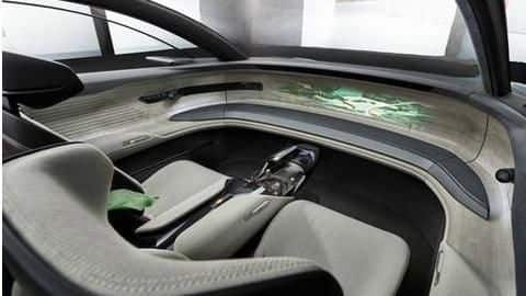 The spacious cabin provides customized infotainment services
